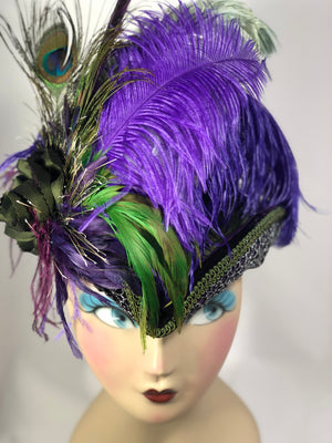 Renaissance Costume TriCorn Hats with extravagant feathers can be custom made to match your existing festival costuming!