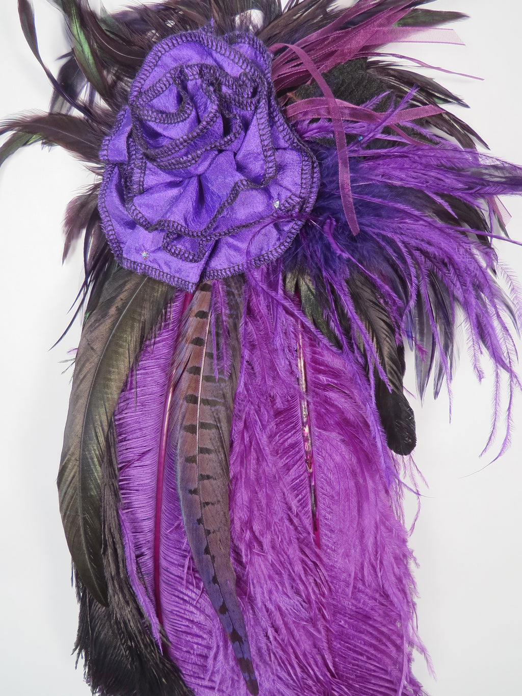 Large Feather Barrette
