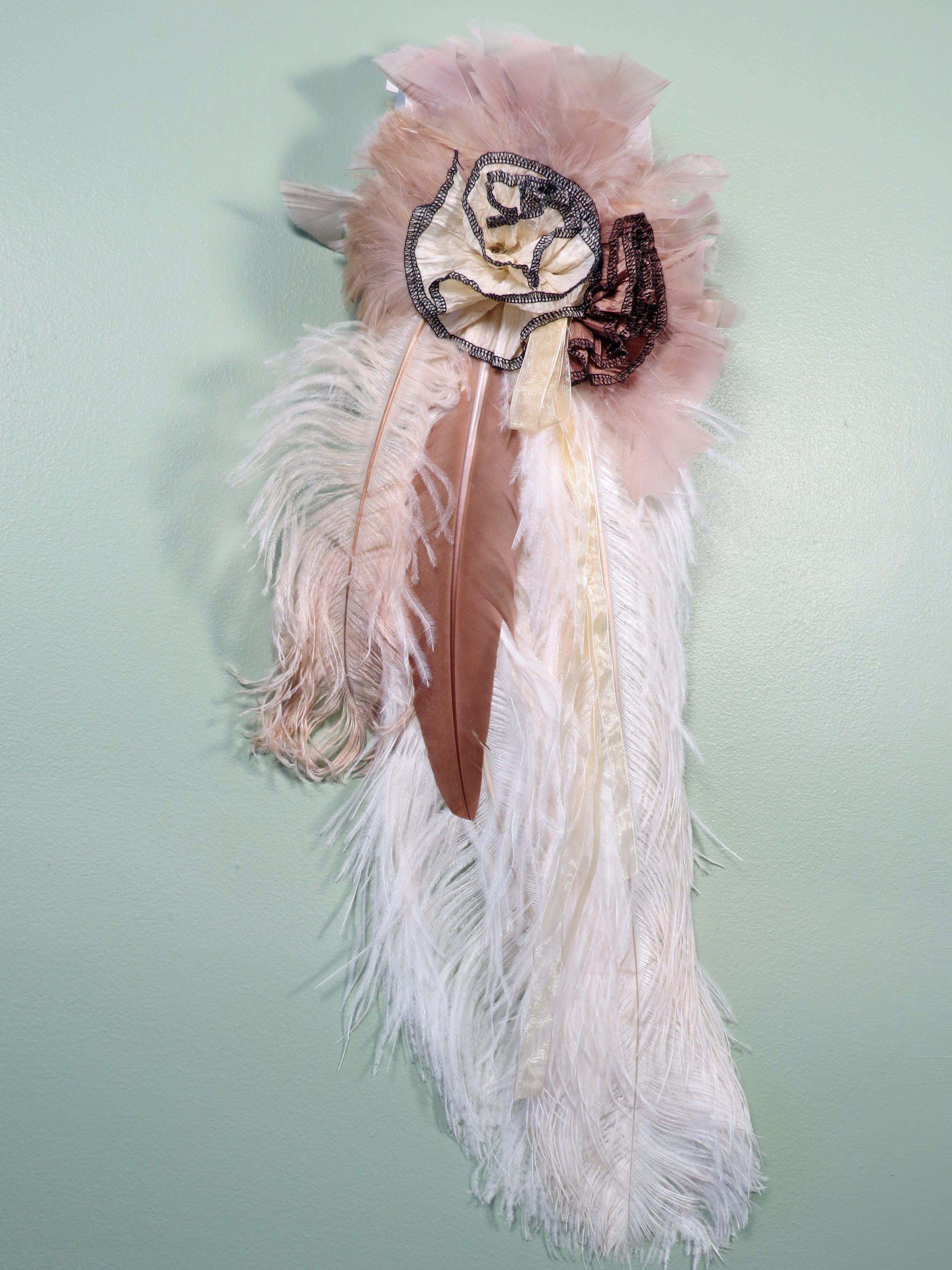 Large Feather Barrette