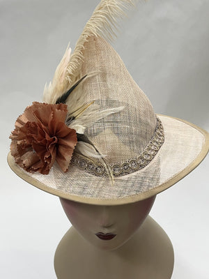 Alewife Hat in lightweight Sinamay